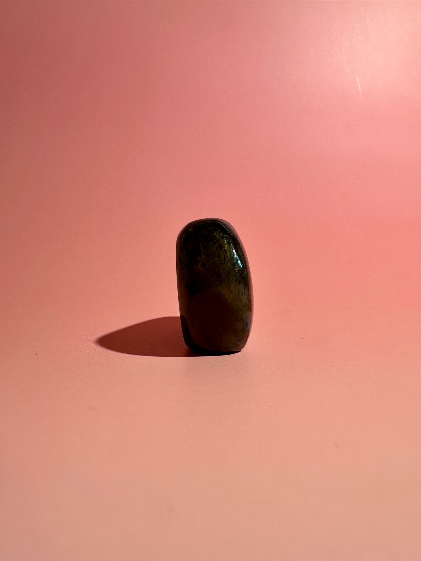 Small Rainbow Flash Labradorite Standing  Freeform – Option B