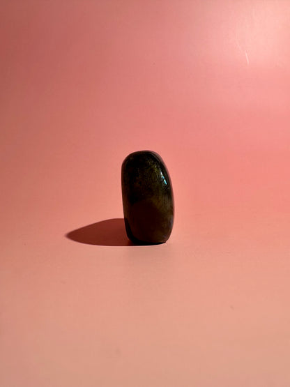 Small Rainbow Flash Labradorite Standing  Freeform – Option B