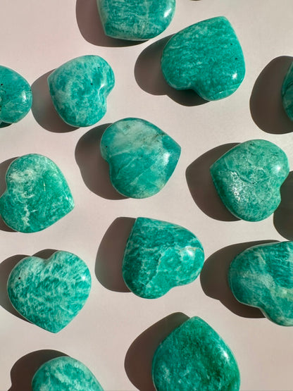 Small Amazonite Heart
