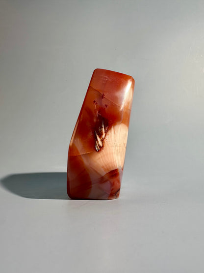 Carnelian Agate Geometric Freeform – Option I | Abundance, Determination & Prosperity Energy