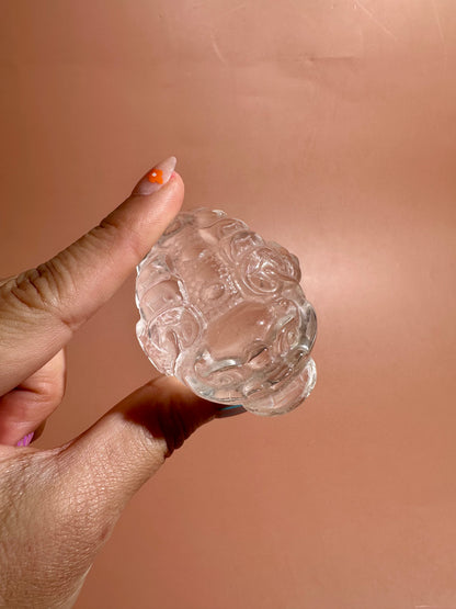 Clear Quartz Money Toad | Intuitively Chosen Prosperity, Clarity & Manifestation Energy