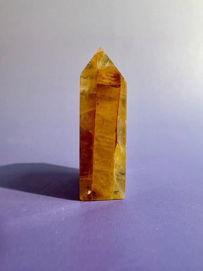 Dendritic Included Quartz Tower – Option G | Stability, Clarity & Grounding Energy