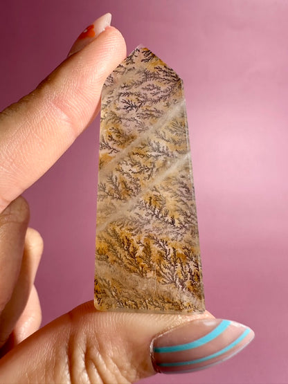 Dendritic Quartz Tower – Option J | Transformation & Manifestation Energy