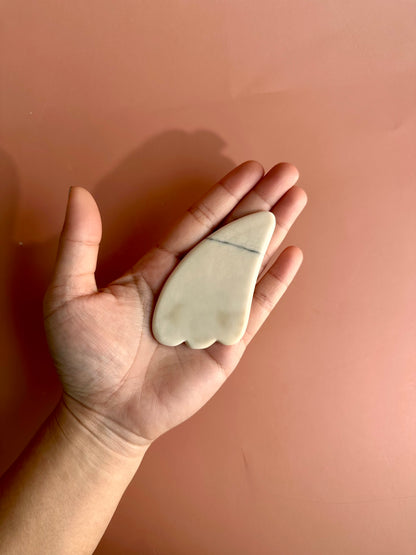 White Jade Gua Sha Tool