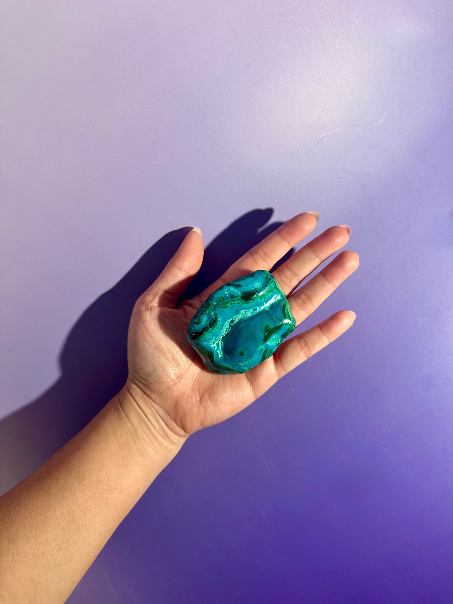 Malachite Chrysocolla Malacolla Polished Specimen Option F | Rare Congo Crystal