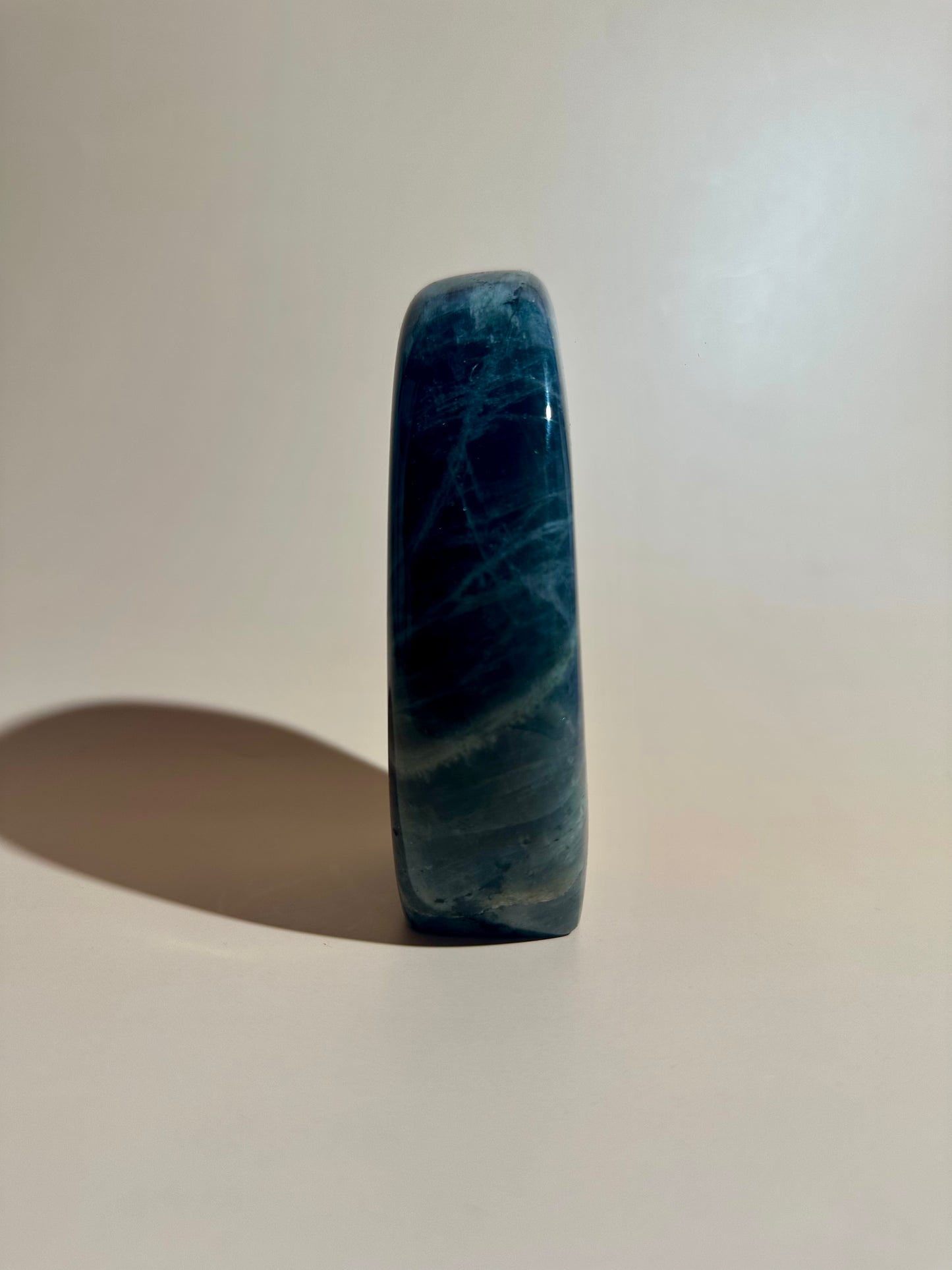 Large Purple Flash Labradorite Standing  Freeform – Option O