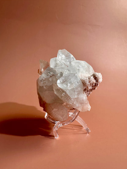 Apophyllite Stilbite Cluster - B
