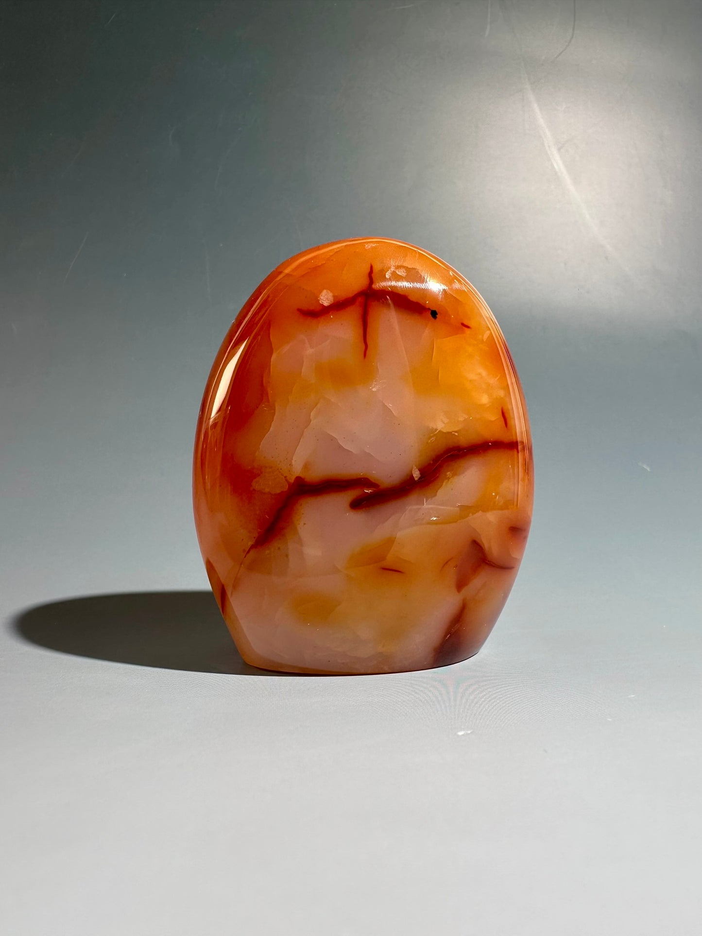 Carnelian Standing Freeform – Option F | Collector Crystal, Passion & Courage Energy