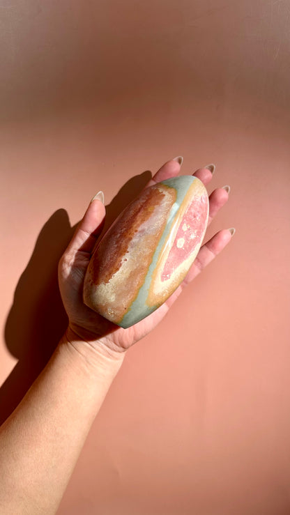 Polychrome Jasper Standing Freeform – Option G