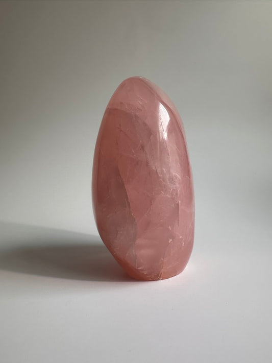 Large Rose Quartz Standing Freeform