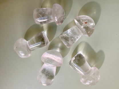 Small Clear Quartz Mushroom