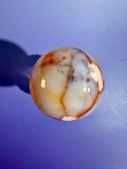 Carnelian Sphere – Option J | Manifestation, Courage & Abundance Crystal