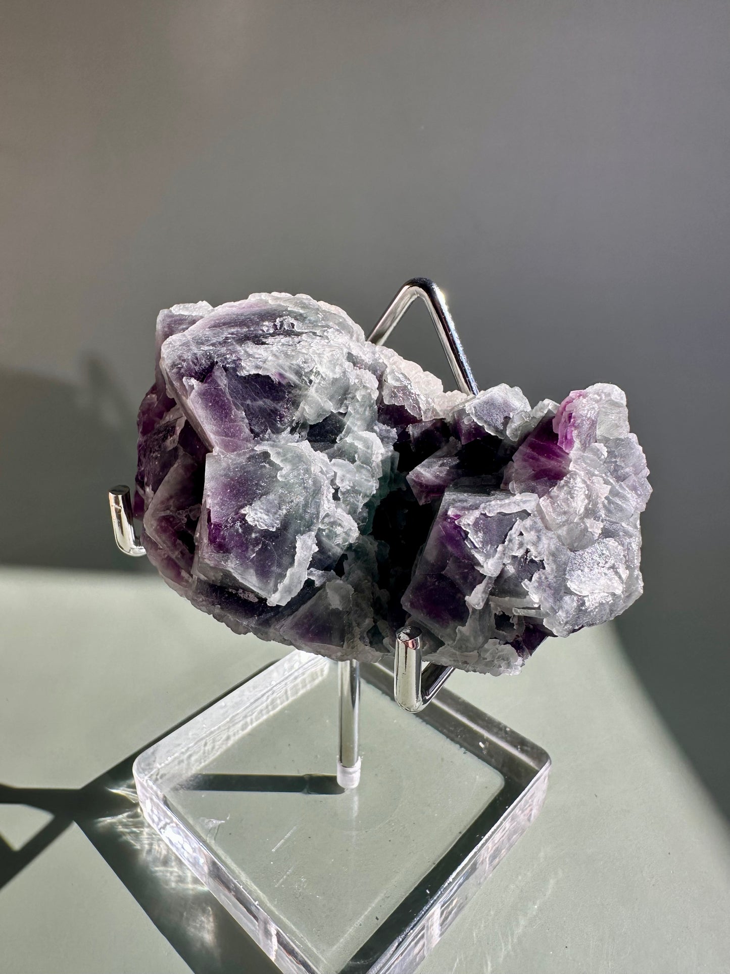 Green & Purple Fluorite Specimen – Option A