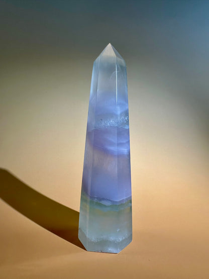 Lavender Green Fluorite Tower – Option C