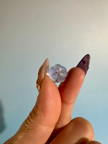 Mini Amethyst Paw | Purple Crystal Paw Carving