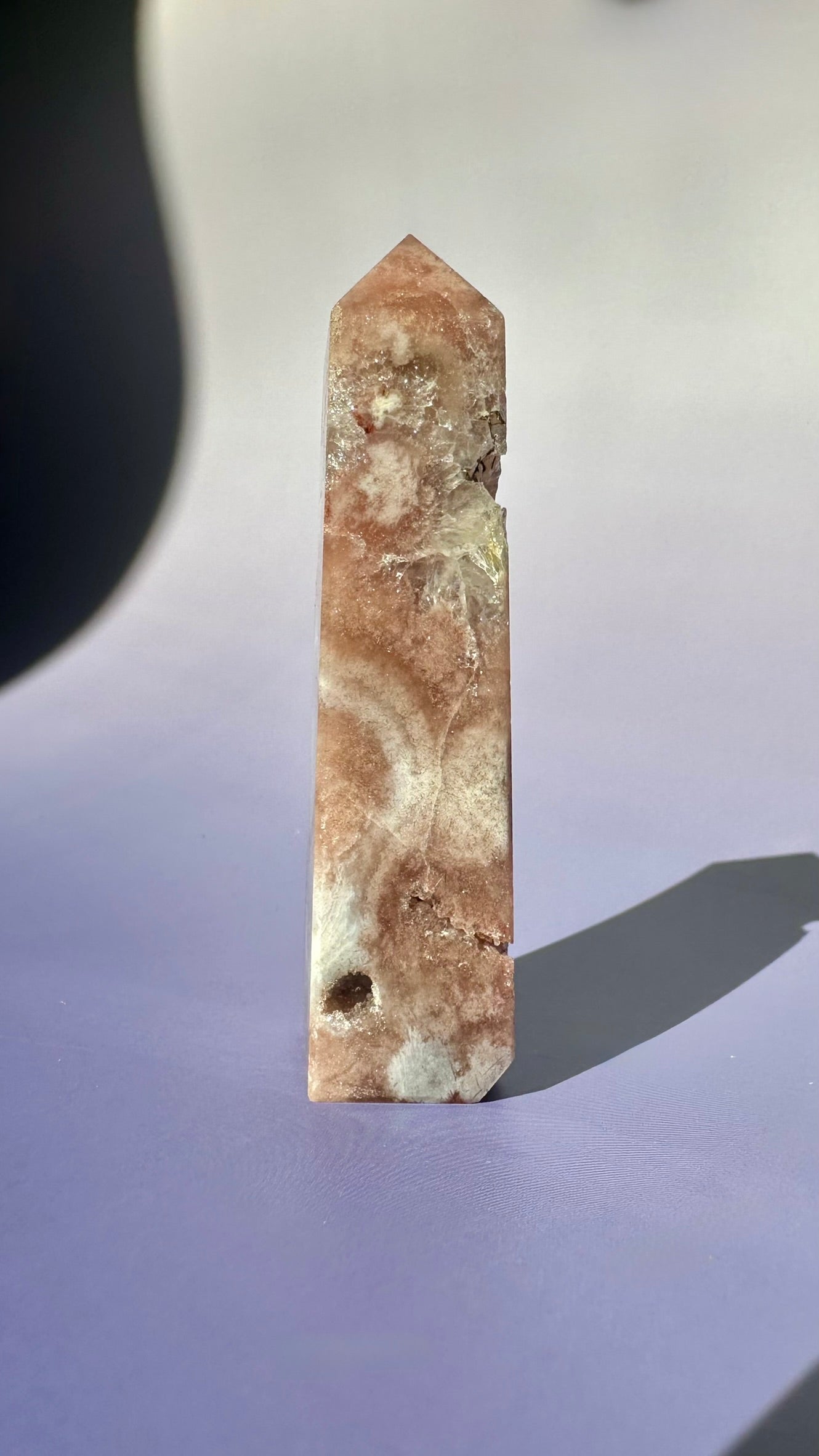 Pink Amethyst Obelisk – Option A