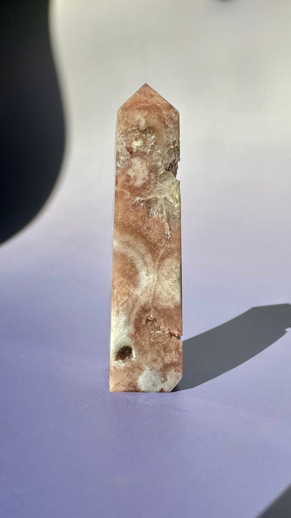 Pink Amethyst Obelisk – Option A