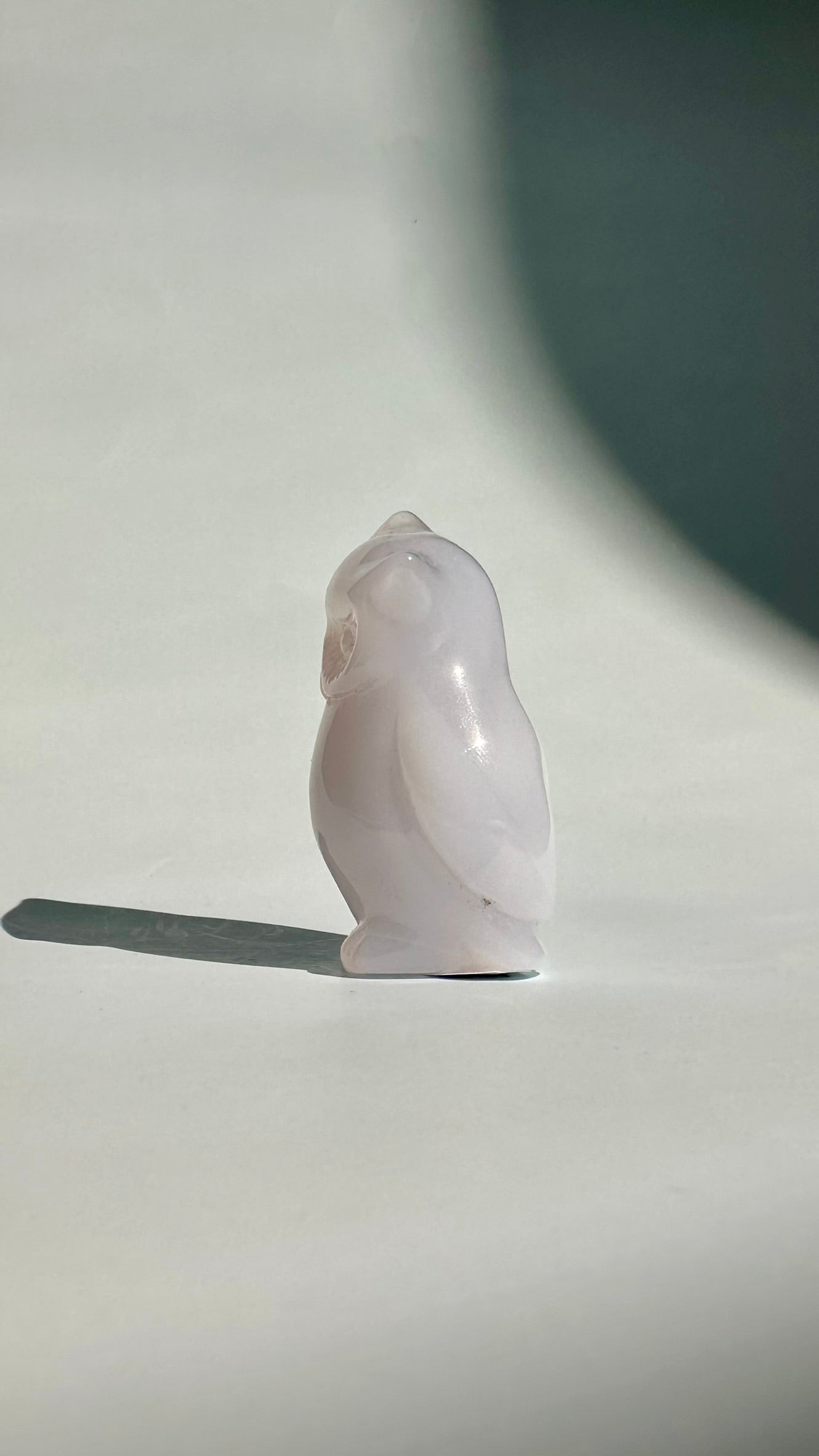 Blue Chalcedony Owl Carving (Large & Small) - You Pick!