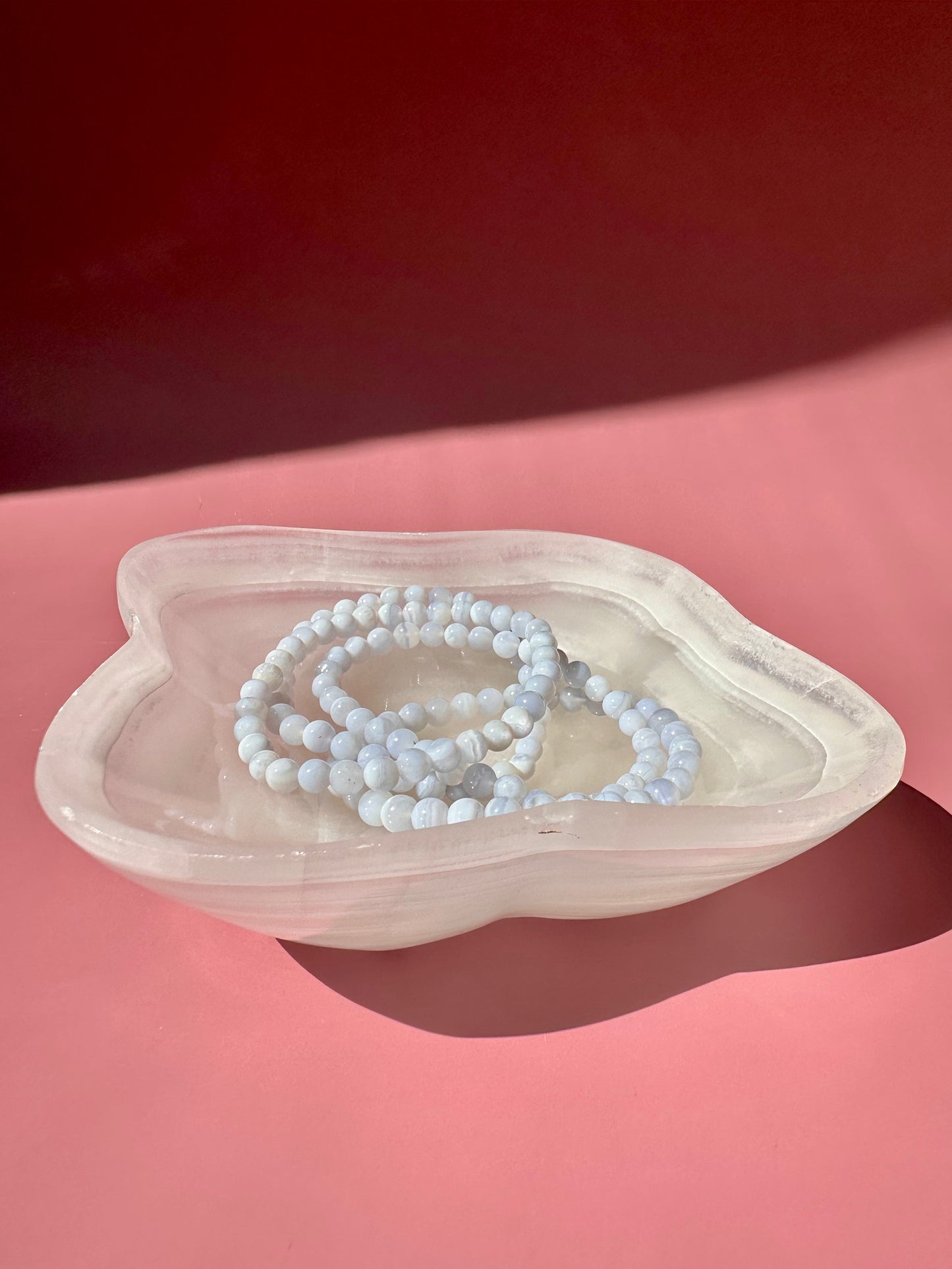 White Onyx Irregular Bowl