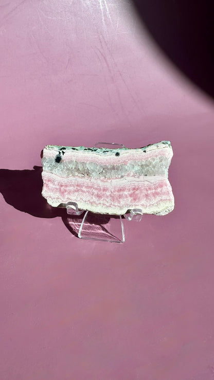 Peruvian Rhodochrosite Slab – Option A