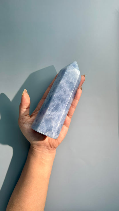 Blue Calcite Tower – Option B