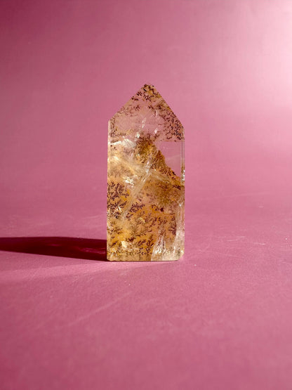 Dendritic Quartz Tower – Option C | Clarity, Balance & Nature Energy