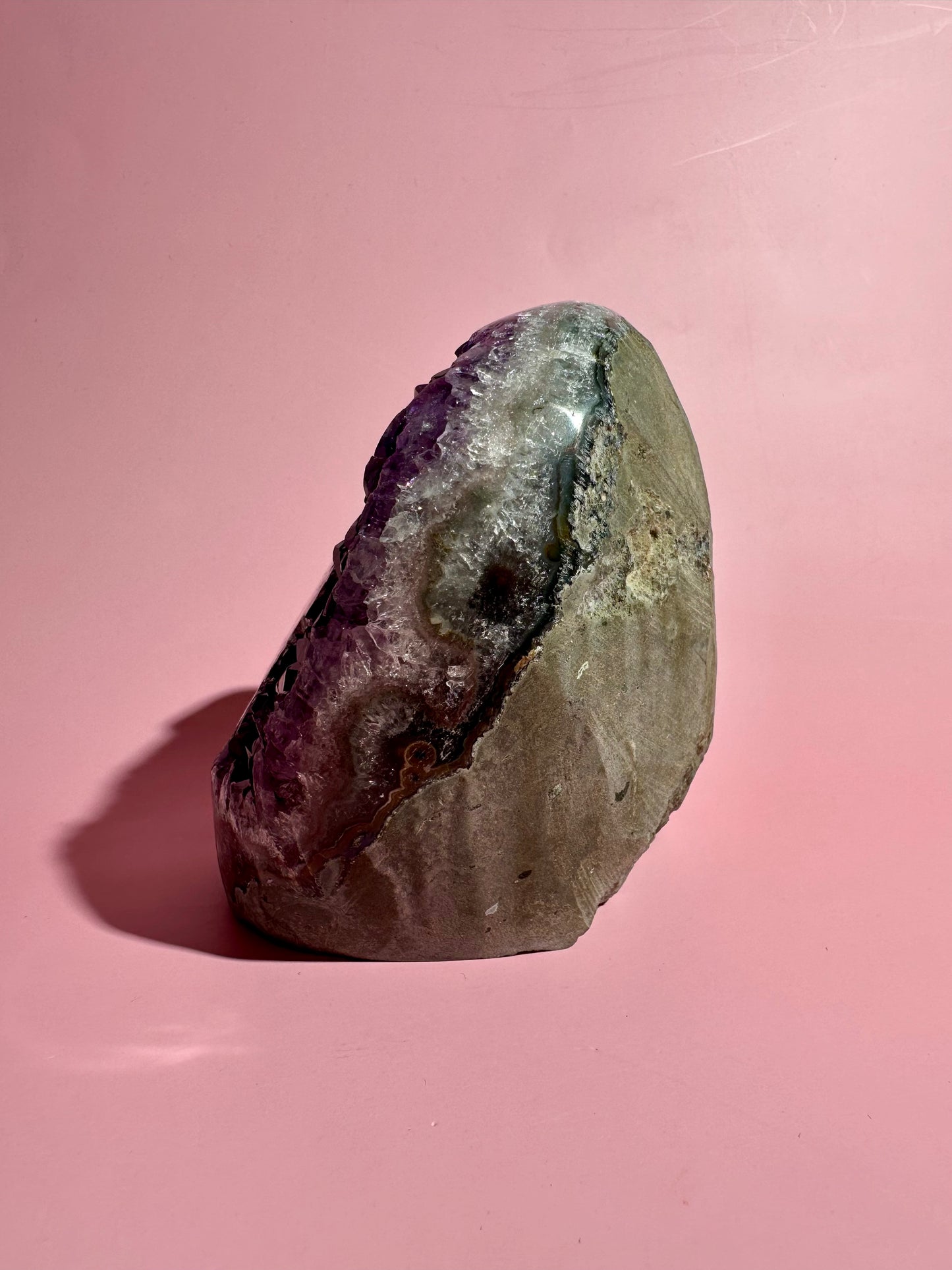 Amethyst Cut Base with Stalactite Eyes – Option D