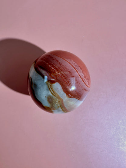 Polychrome Jasper Sphere – Option A