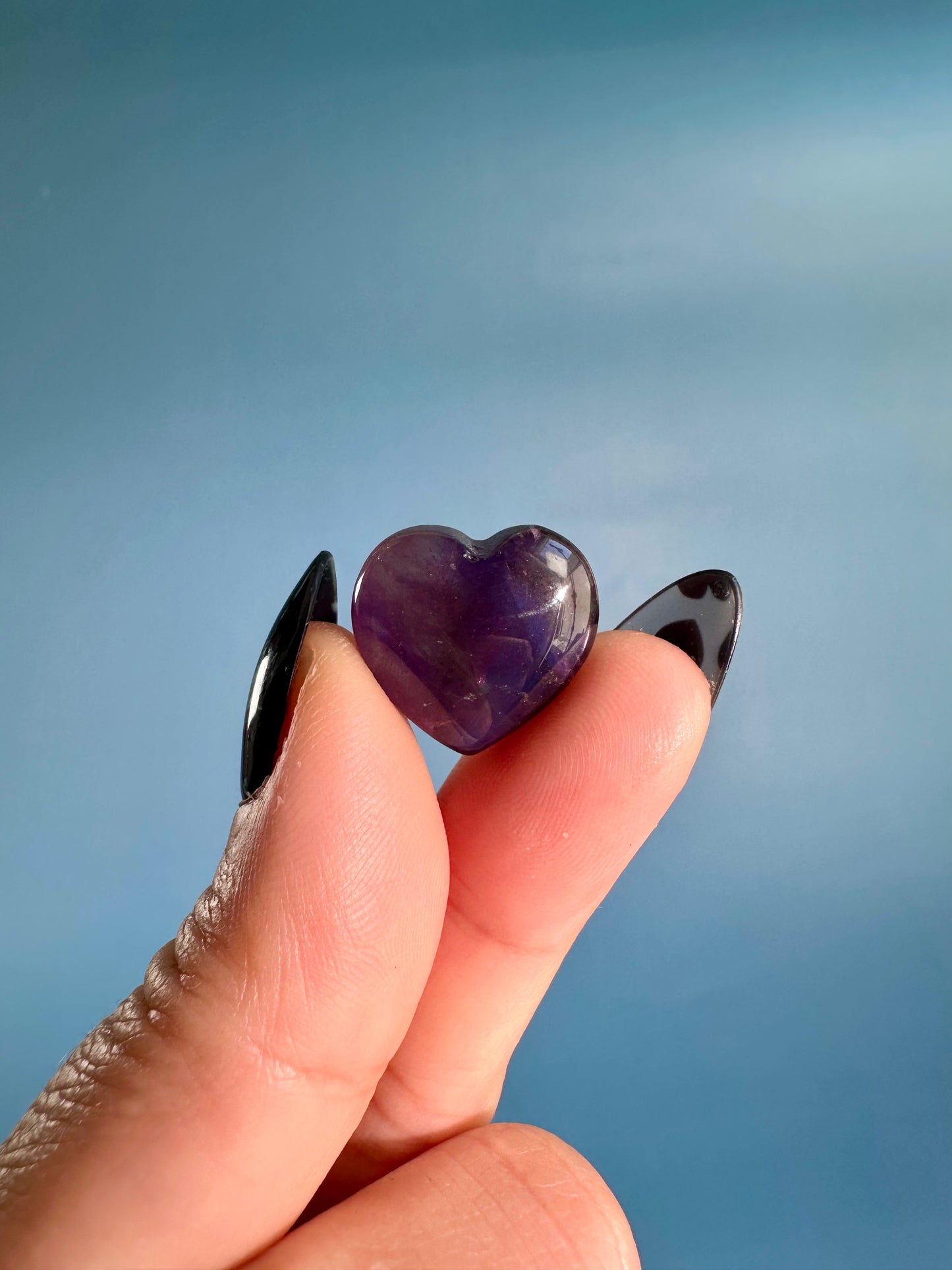 Mini Amethyst Heart