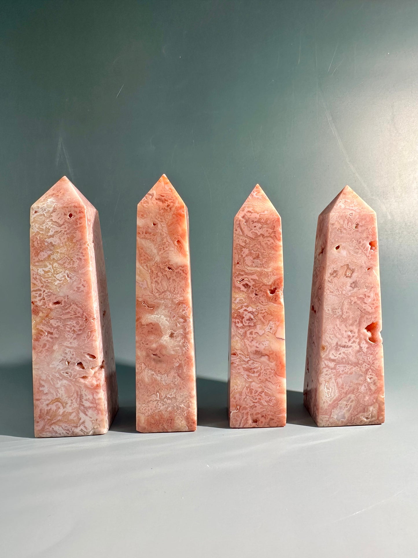 Intuitively Chosen Indonesian Pink Carnelian Tower | Love, Courage & Vitality Crystal