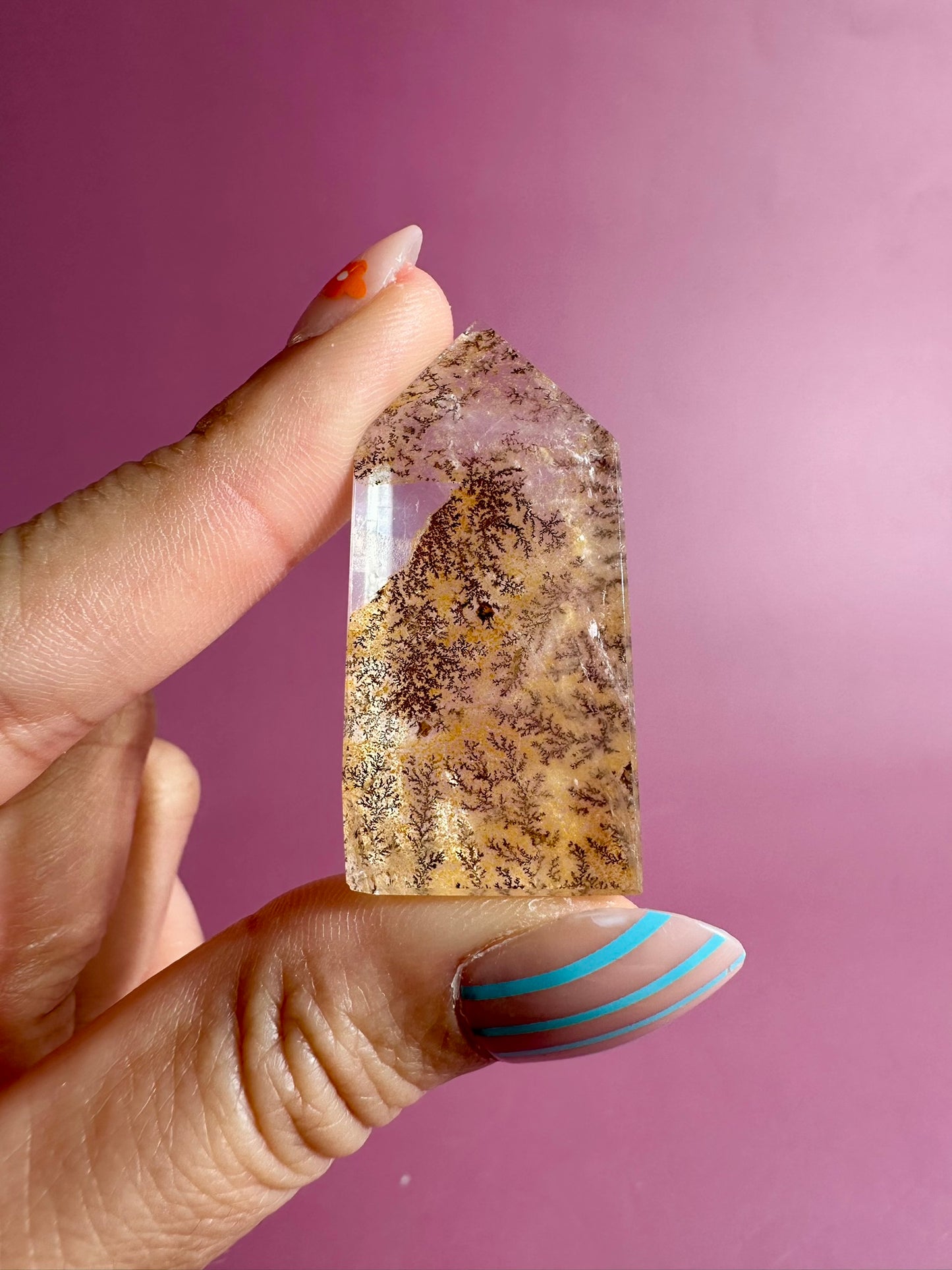 Dendritic Quartz Tower – Option C | Clarity, Balance & Nature Energy