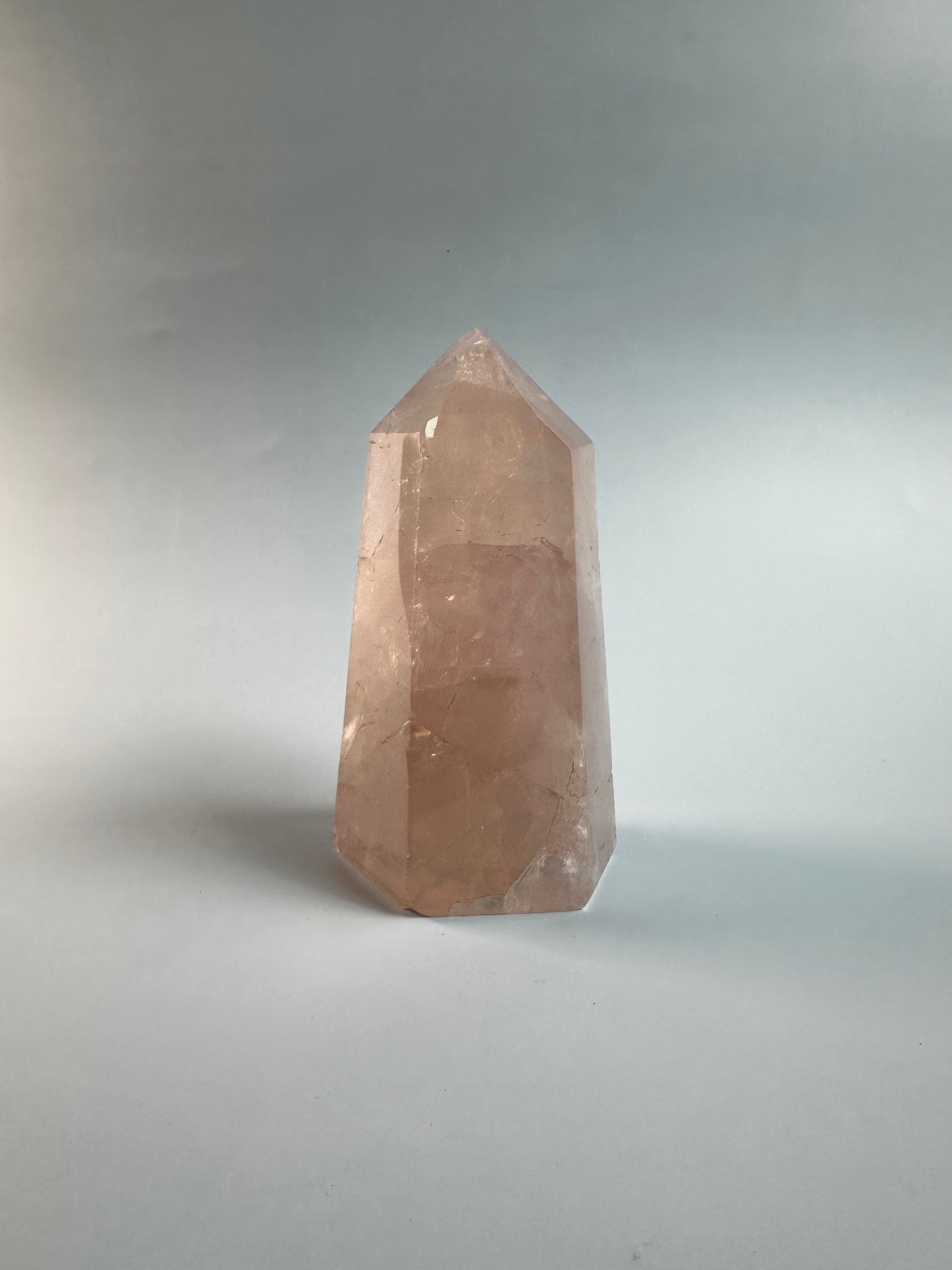 Perfectly Imperfect Rose Quartz Tower Misfit - B