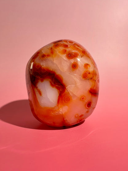 Carnelian Standing Freeform – Option J | Courage, Manifestation & Abundance Crystal