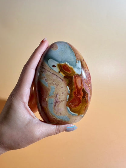 Polychrome Jasper Standing Freeform Option J | One-of-a-Kind Madagascar Crystal