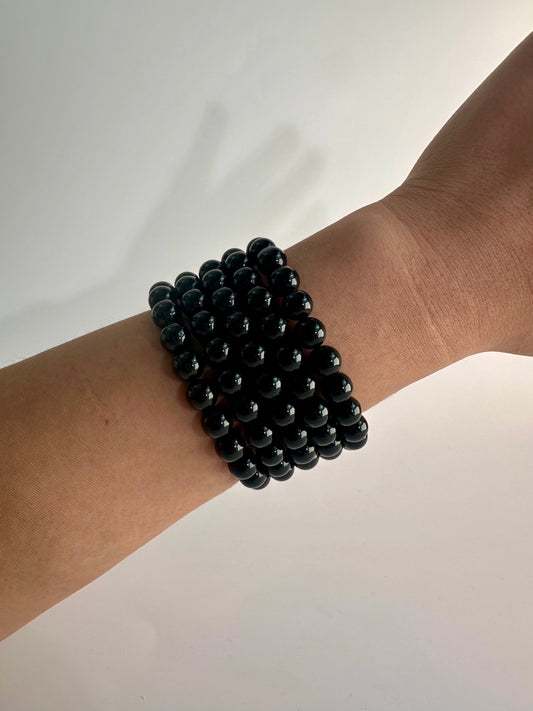 8mm Black Tourmaline Bracelet