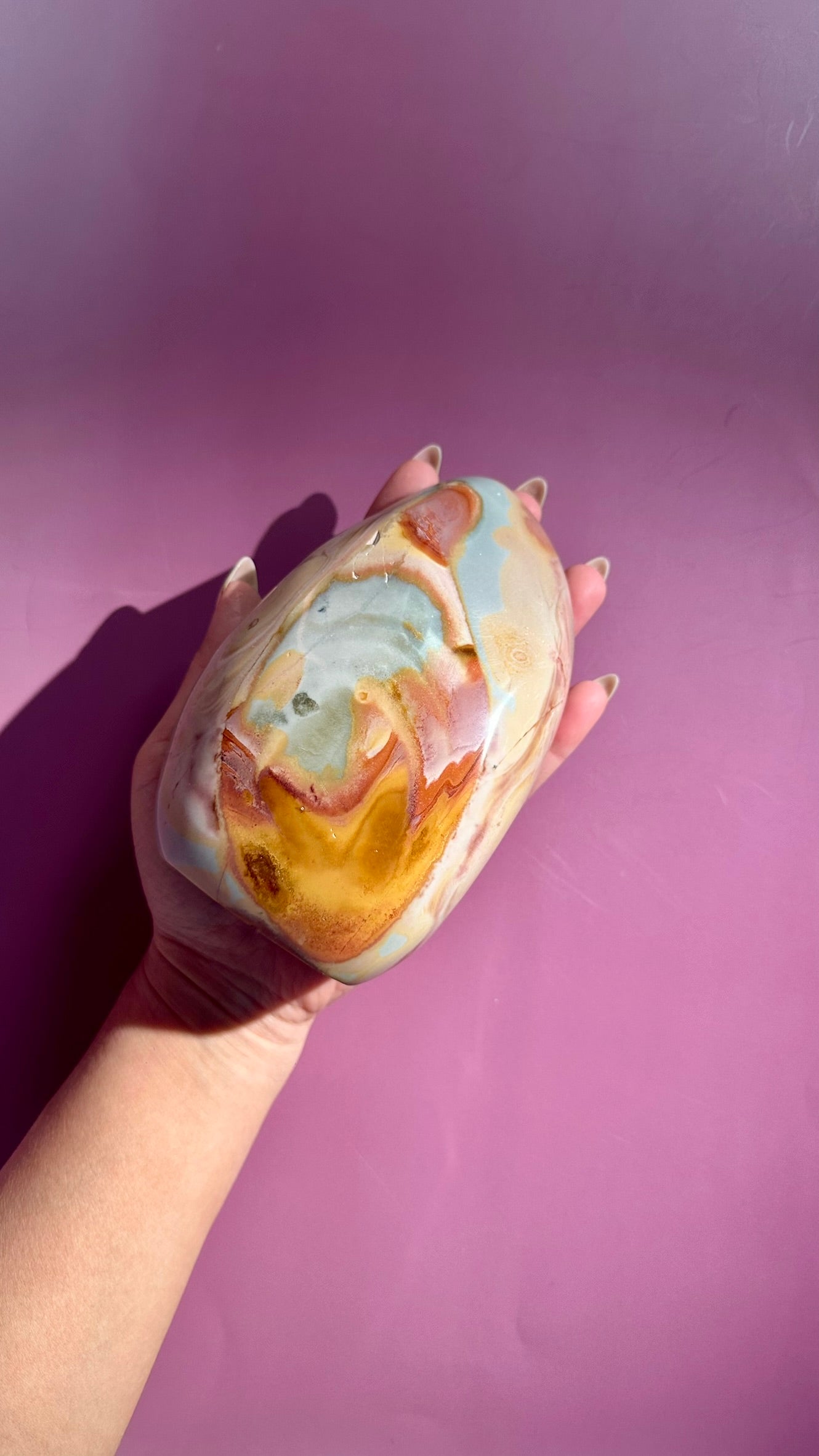 Perfectly Imperfect Polychrome Jasper Standing Freeform Misfit – Option H