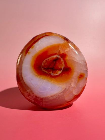 Carnelian Standing Freeform – Option J | Courage, Manifestation & Abundance Crystal