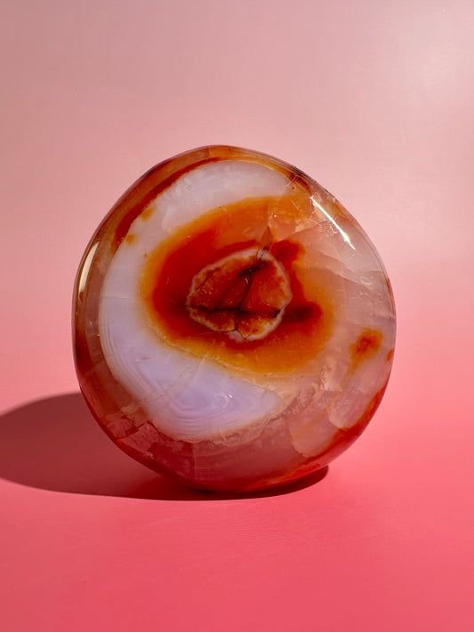Carnelian Standing Freeform – Option J | Courage, Manifestation & Abundance Crystal