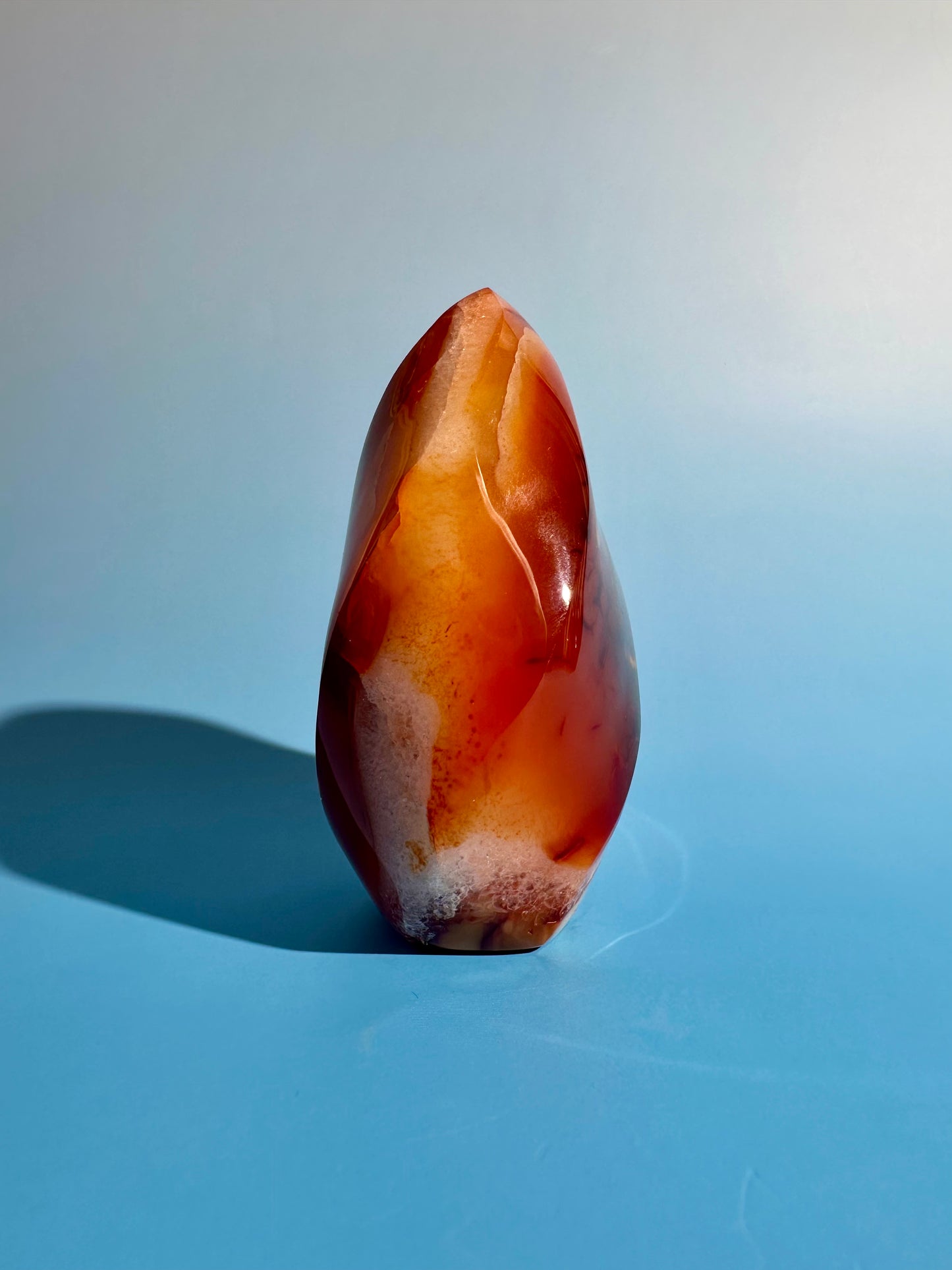 Carnelian Flame – Option G | Abundance, Courage & Positive Energy Crystal
