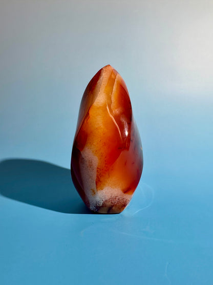 Carnelian Flame – Option G | Abundance, Courage & Positive Energy Crystal