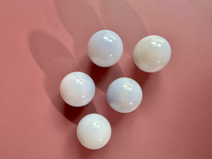 Small Blue Chalcedony Sphere