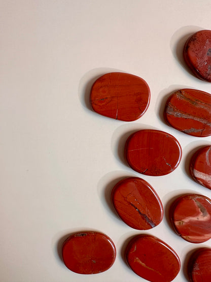 Red Jasper Flat Palm