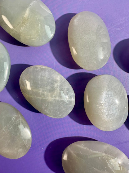Sage Moonstone Small Palm Stone