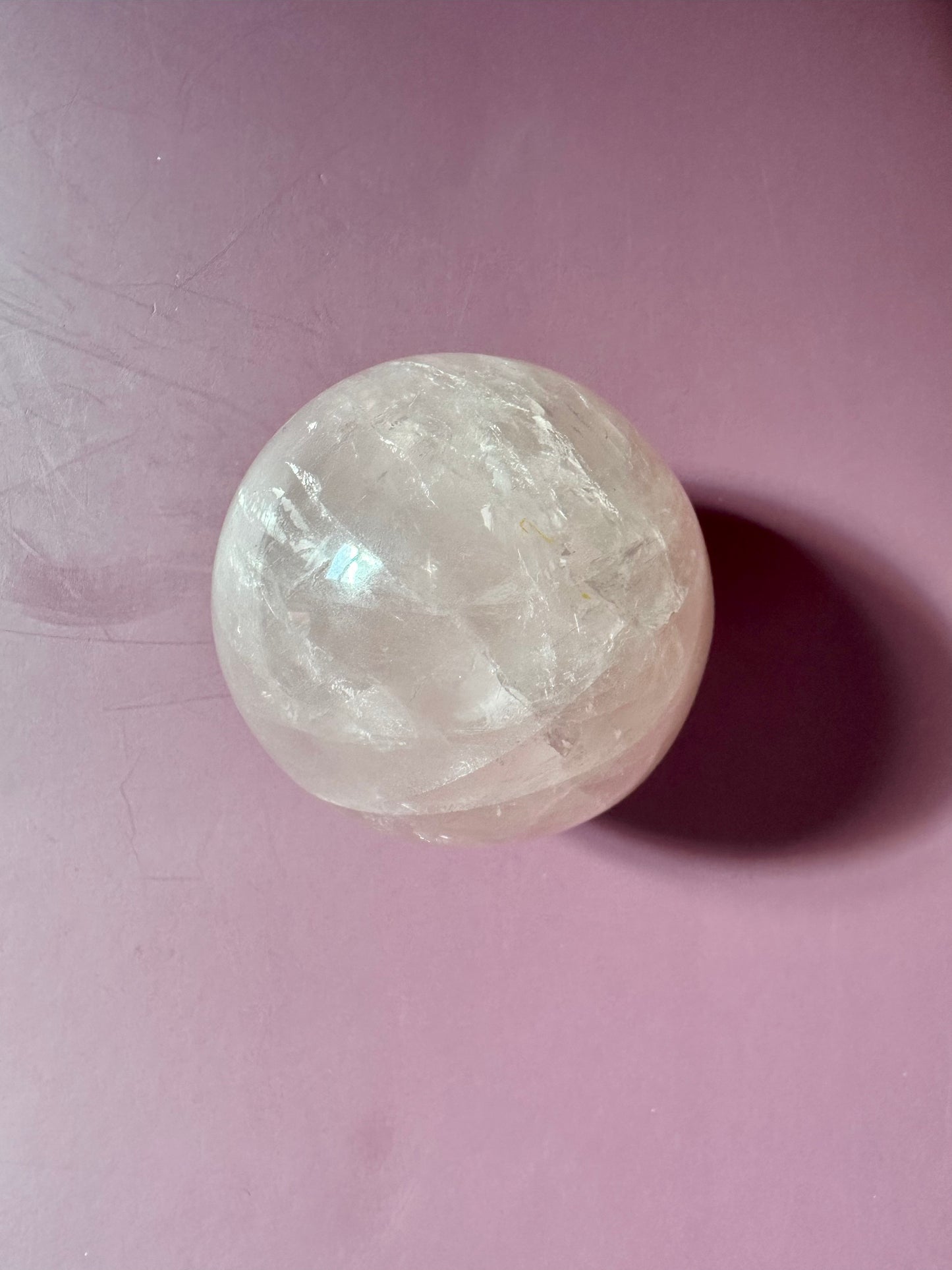 Star Rose Quartz Sphere - C