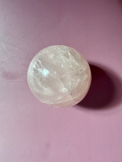 Star Rose Quartz Sphere - C