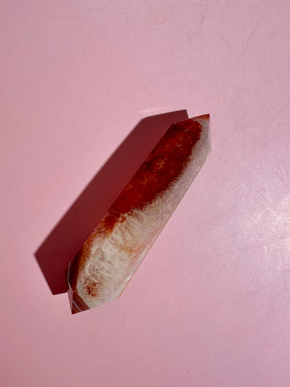Carnelian Double Terminated Point – Option H | Motivation, Strength & Transformation Energy