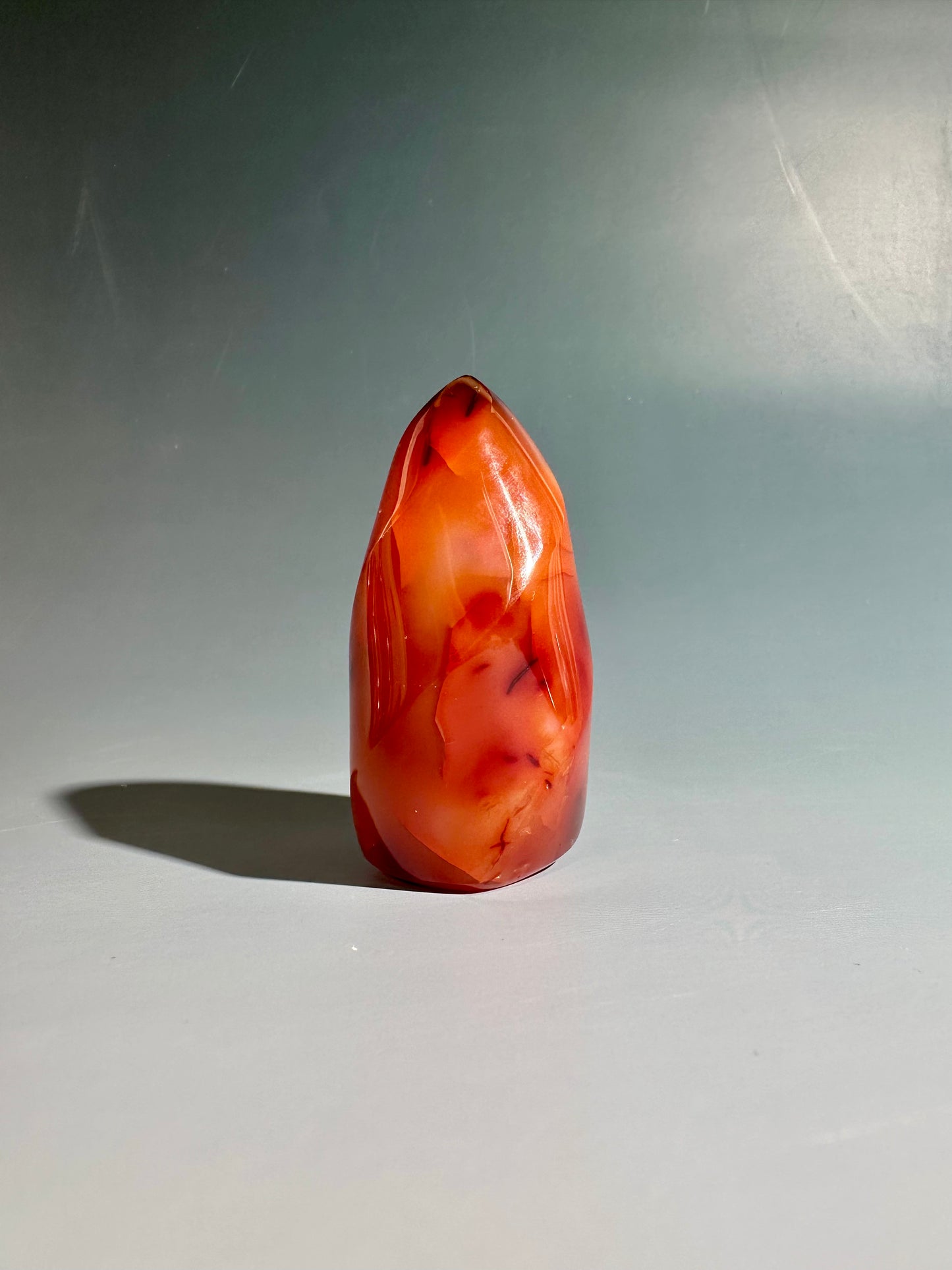 Carnelian Flame – Option A | Courage, Vitality & Empowerment Crystal