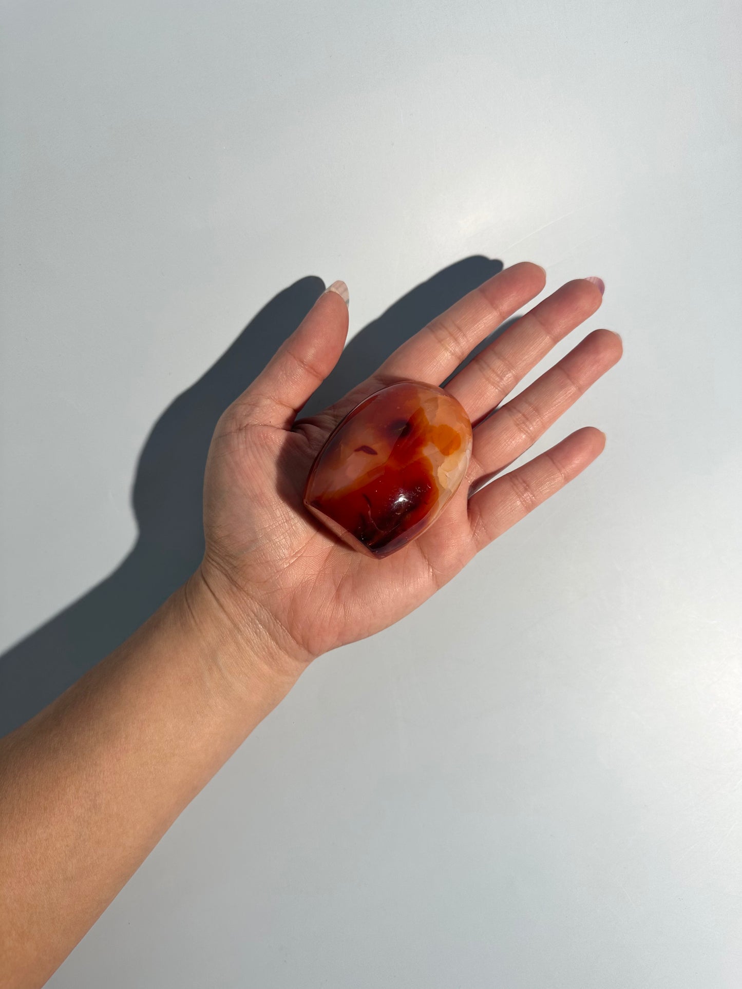 Carnelian Standing Freeform – Option B | Creativity, Passion & Positive Energy Crystal