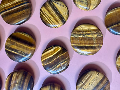 Tiger's Eye Mini Flat Palm