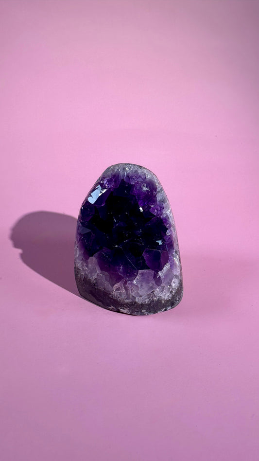 Small Uruguayan Amethyst Cut Base – Option A